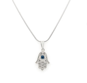 HAMSA SILVER NECKLACE